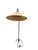 Adjustable Floor Lamp in Metal Covered with Burgundy Leather by Jacques Adnet, 1950 For Sale - Image 4 of 9