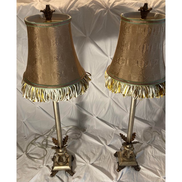 Gorgeous 2006 Luxurious Lamp Set - a Pair For Sale - Image 6 of 11