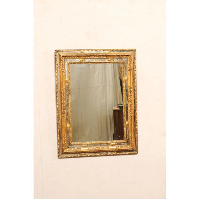 Early 20th Century Spanish Antique Carved & Gilt Frame Mirror For Sale - Image 4 of 12