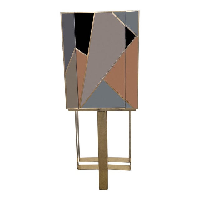 Gray Vintage Mobile Bar, 1980s For Sale - Image 8 of 17