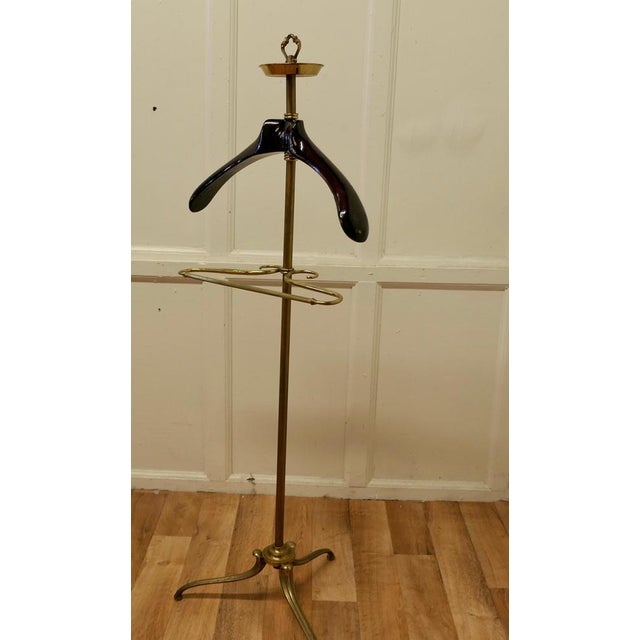 French Art Deco Dumb Valet in Brass, 1950 For Sale - Image 4 of 7