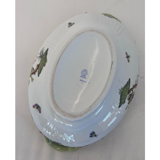 Handcrafted Herend Rothschild Bird Porcelain Covered Tureen from Hungary