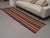 1970s Vintage Handmade Wool Cotton Burgundy Runner Rug For Sale - Image 9 of 10