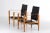 Kaare Klint Set of Black Leather Safari Chairs attributed to Kaare Klint, 1950s For Sale - Image 4 of 12