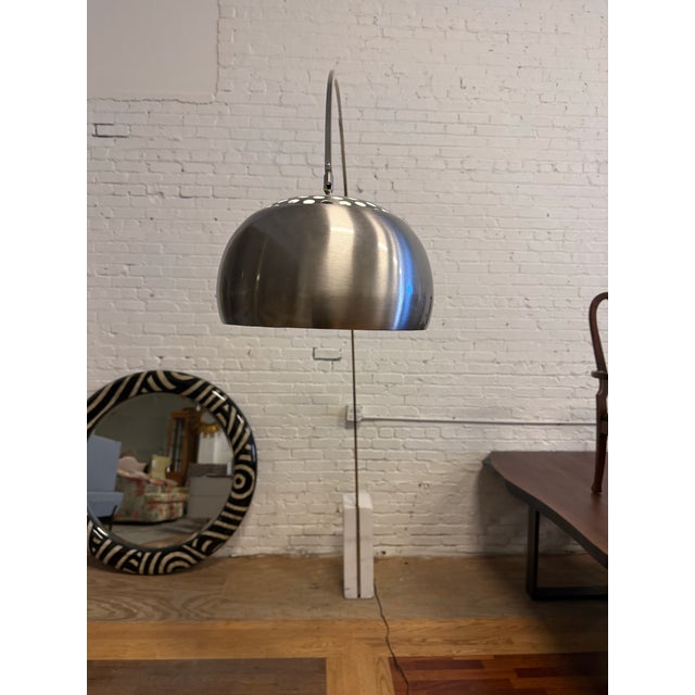 In the Style of Achille & Pier Giacomo Castiglioni for Flos Arco Floor Lamp For Sale In San Francisco - Image 6 of 13