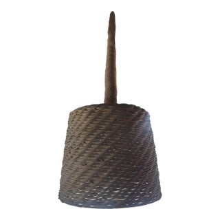 Discontinued Palecek Wicker Pendant Light For Sale