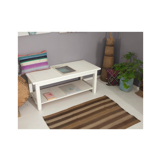 Small Brown Vintage Kilim Rug - 2`7" X 3`11" For Sale In Los Angeles - Image 6 of 6