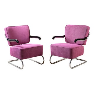 Functionalist Lounge Chair from Kovona N.P., 1930s For Sale