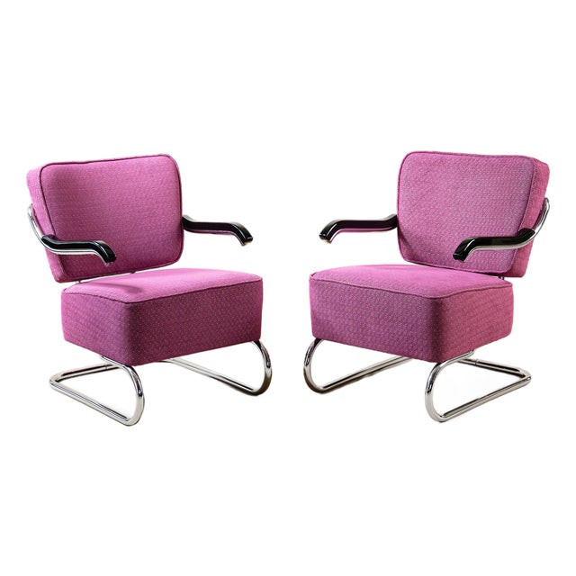 Functionalist Lounge Chair from Kovona N.P., 1930s For Sale