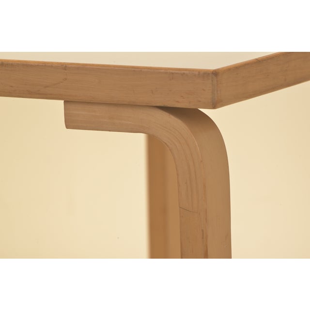 Alvar Aalto Side Table for Artek; Finland by Alvar Aalto, 1980s For Sale - Image 12 of 16