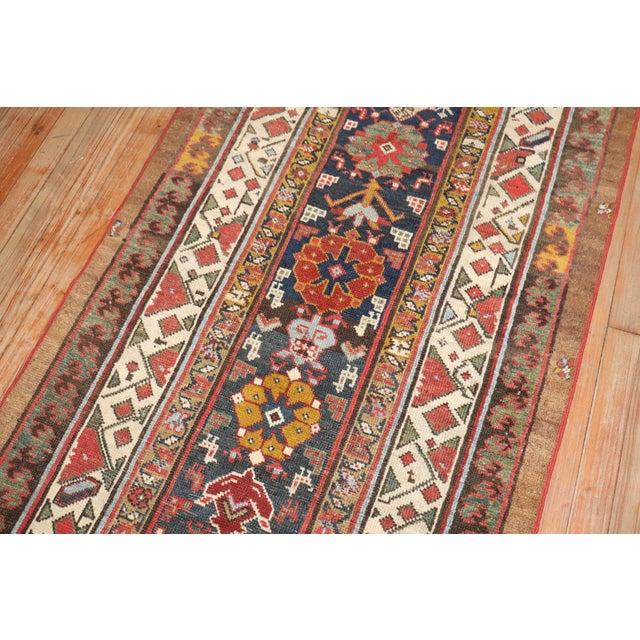 Persian Antique Zabihi Collection Persian Tribal Serab Runner - 2'10" x 12'4" For Sale - Image 3 of 8