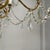Gold Early 20th Century Italian Glass Drop Chandelier with Brass Structure, 1900s For Sale - Image 8 of 18