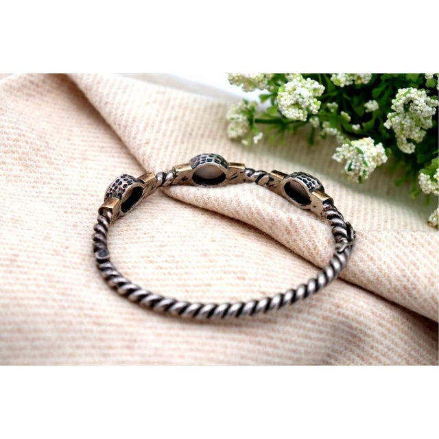 Metal Gold Bracelet and Paw For Sale - Image 7 of 8