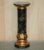 This is a stunning pair of early 20th century circa 1920’s Neoclassical style Chinese Chinoiserie lacquered torchere...