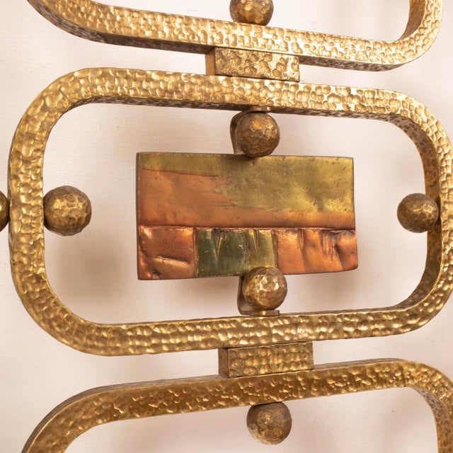 Gold 8605 Bed in Brass and Bronze by Osvaldo Borsani for Borsani Varedo, 1959 For Sale - Image 8 of 18