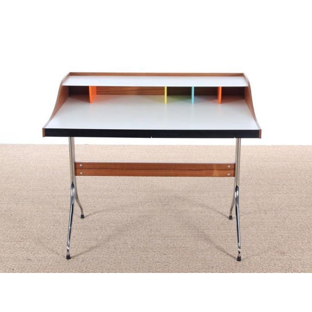Wood Home Desk attributed to George Nelson for Vitra, 1950s For Sale - Image 7 of 18