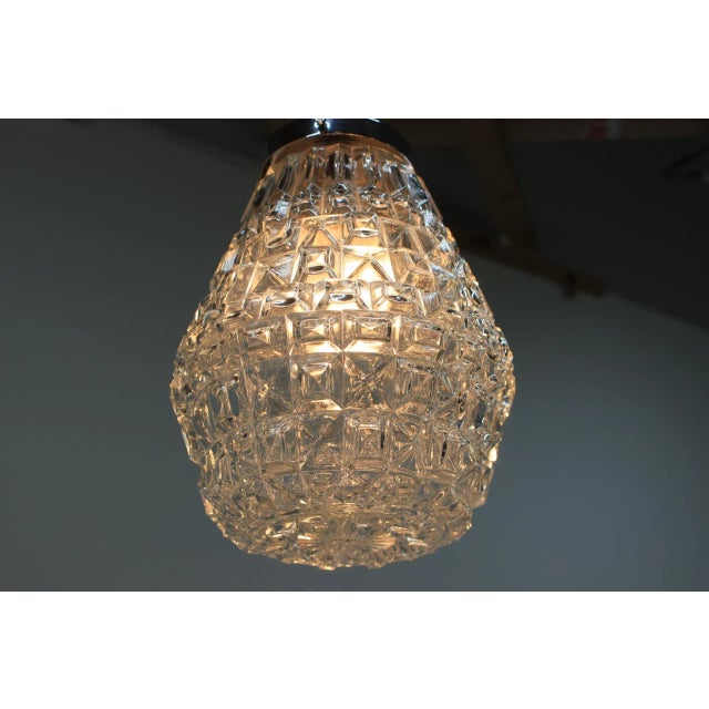 Vintage Glass Pendant from Kamenický Šenov, in Very Good conditions. Designed 1960 to 1969 Up to 250V (Europe/UK...