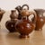 1950s 1950s Set of 6 French Glazed Ceramic Miniature Vases For Sale - Image 5 of 10