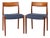 Model 77 Dining Chairs in Teak by Niels Otto Møller for J.L. Møllers, 1960s, Set of 2 For Sale