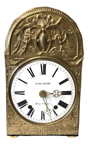 French Mechanical System Movement Comtoise Clock