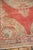 Raspberry Red Vintage Distressed Oushak Rug Runner - 3'1" x 5'11" For Sale - Image 8 of 9