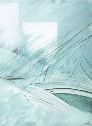 Jorge Curval, Composition, Oil on Canvas
