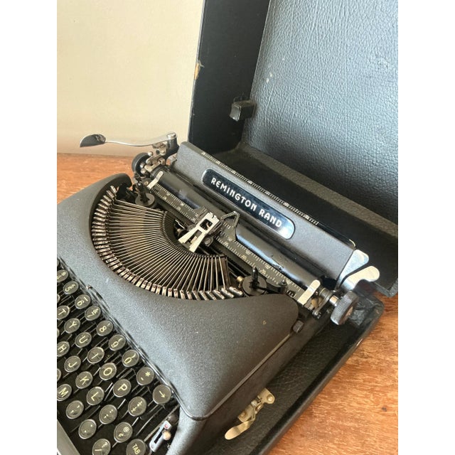 Mid 20th Century Vintage Boho Remington Rand Typewriter For Sale - Image 5 of 7