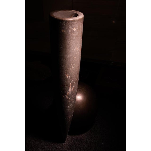 Not Yet Made - Made To Order Silvestrin Amphora in Jurassic Fossil Stone by Nerinea For Sale - Image 5 of 7