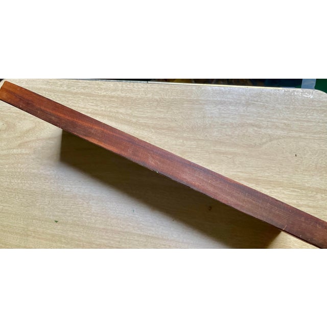 Mid 20th Century French Cottage Hand Carved Pine Panel Café Scene Wall Hanging Decoration Couple For Sale - Image 9 of 11