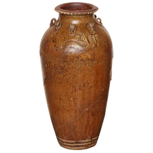 Tall Antique Ming Dynasty Martaban Jar From China, 15th-16th Century