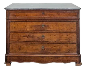 Restoration Period Chest of Drawers in Mahogany