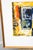 Mid Century Modern Painting Art Abstract Portrait Signed Smoking Cowboy Vintage For Sale - Image 12 of 12