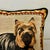 1980s Vintage Traditional Yorkshire Terrier Tapestry Decorative Pillow. For Sale - Image 6 of 8