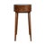 Wood Chestnut-Finish Mango Wood Curved Console Table For Sale - Image 7 of 8