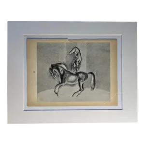 1942 Horse and Acrobat Print