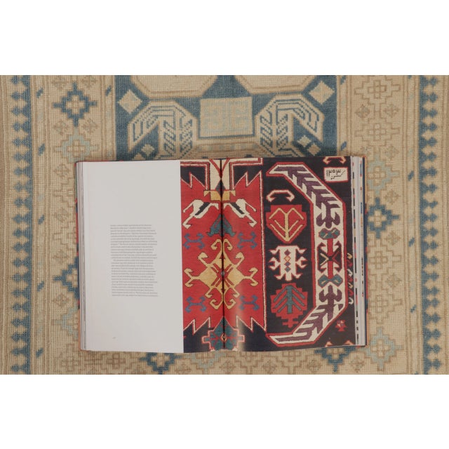 Beige Vintage Turkish Runner With Geometric Medallions in Beige & Blue - Rug & Kilim For Sale - Image 8 of 10