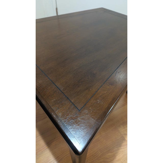 Brown Vintage Angled Mahogany Coffee Table by Marcus Yahr & Son For Sale - Image 8 of 12
