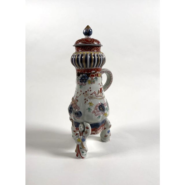 Ceramic Tripod Fountain in Imari Porcelain, Japan, 1700 For Sale - Image 7 of 10