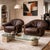 Late 20th Century Slouchy Overstuffed Leather Lounge Chairs in Chocolate Brown - Pair For Sale - Image 15 of 18