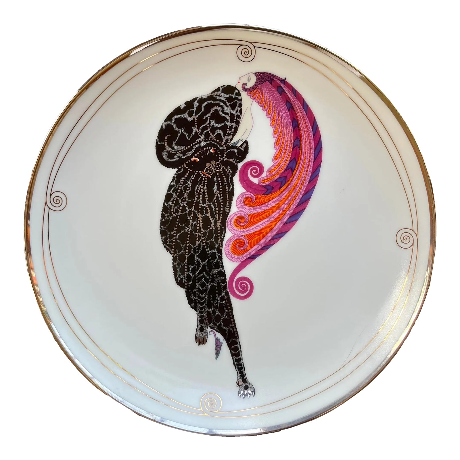 Franklin Mint the House of Erte Collectors Porcelain Plate 
