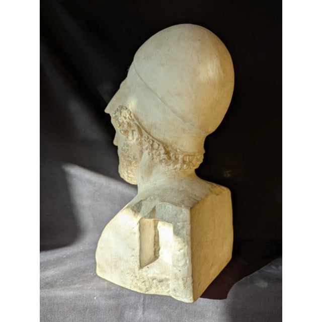 Plaster Bust of Pericles For Sale In Milwaukee - Image 6 of 8