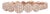 New 0.10ctw Stackable Diamond Cluster Ring 18k Rose Gold Size 7 Wedding Band For Sale