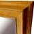 1980s Large Rectangular Stripped Oak Worm Wood Thick Framed Farmhouse Style Beveled Wall Mirror For Sale - Image 5 of 13