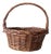 Vintage Wicker Gathering Basket For Sale