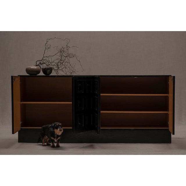 Vintage Belgian Brutalist Sideboard, 1970s For Sale - Image 4 of 18