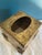 1990s Vintage Gold Tissue Box With Twisted Metal Rope Edges For Sale - Image 5 of 8