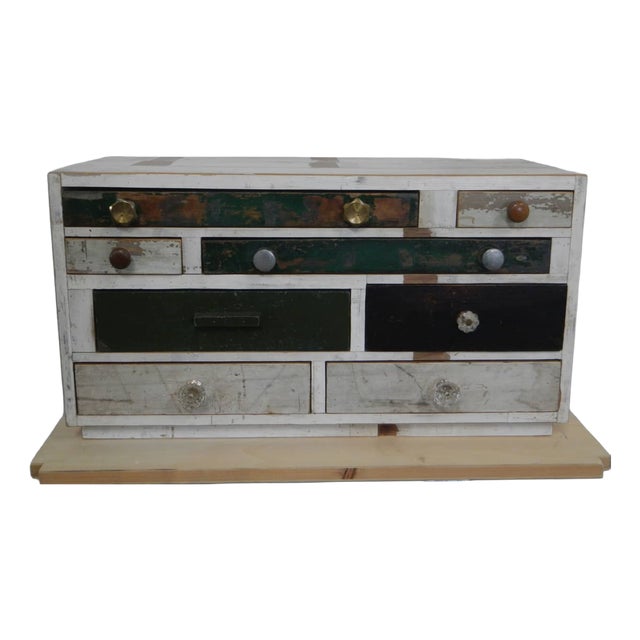 Table Chest of 8 Drawers, 1980 For Sale