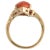 14KY Vintage Coral(4.72) Ring, size 4.25 For Sale - Image 4 of 5