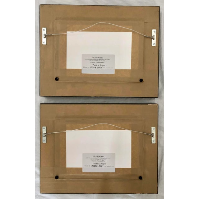 Petite Pair of European Country Landscapes by French Artist Paul Emile Lecompte (1877-1950) For Sale - Image 9 of 9