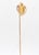 Metal Signed Krementz 14k Gold & Nephrite Jade Cabochon Art Deco Stickpin For Sale - Image 7 of 13